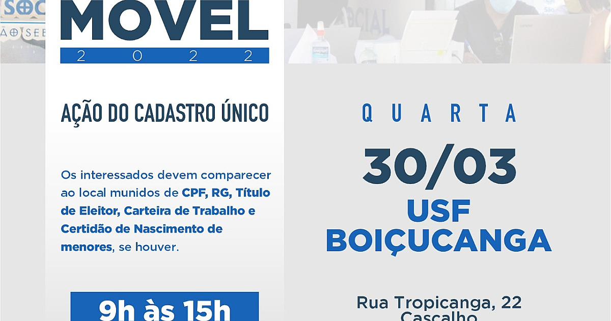 Prefeitura realiza Ação Social Móvel no bairro Boiçucanga