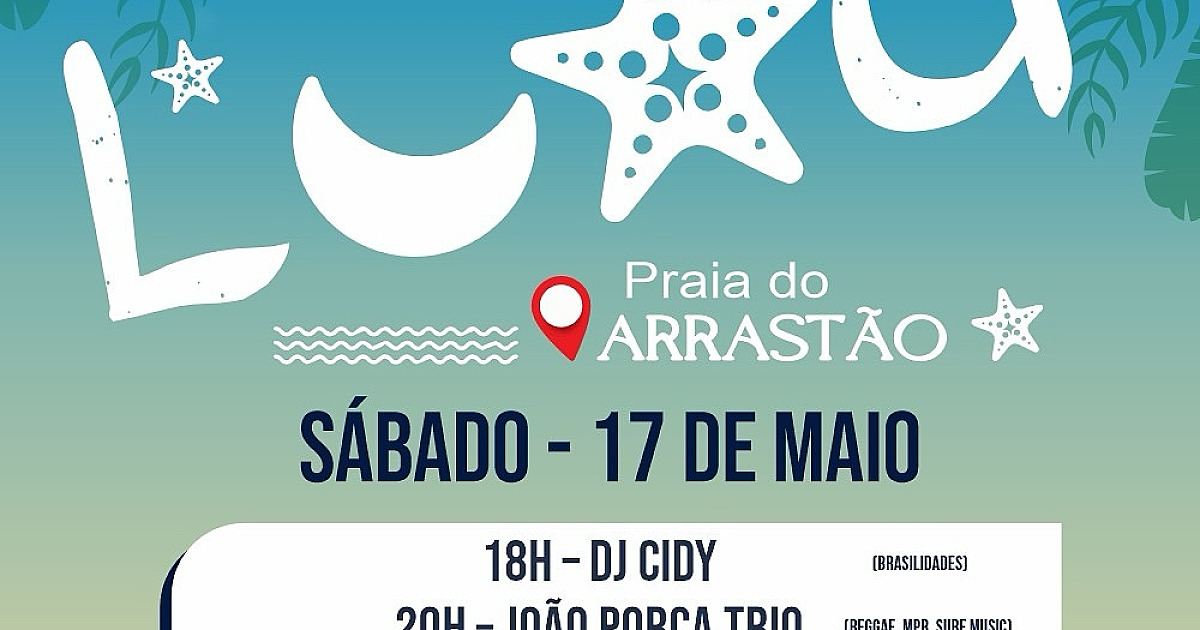 Luau na Praia do Arrastão agita o sábado em São Sebastião com muita música