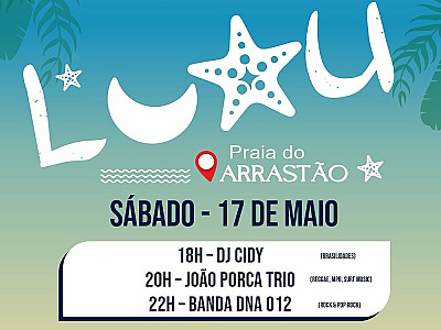 Luau na Praia do Arrastão agita o sábado em São Sebastião com muita música