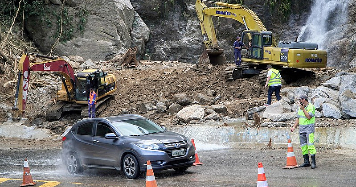 Tráfego na rodovia Rio-Santos deve ser liberado ainda nesta quinta-feira (23)