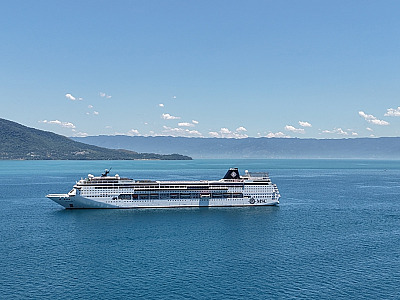 Ilhabela recebe quatro navios de cruzeiro e mais de 13 mil passageiros até sábado (3)