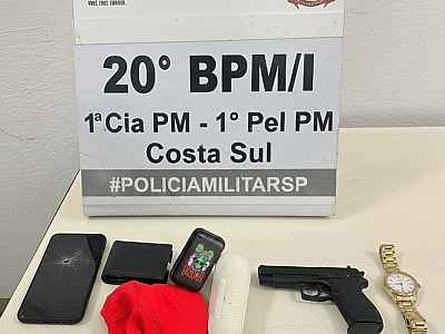 Ação da PM termina com cinco suspeitos presos na Costa Sul de São Sebastião