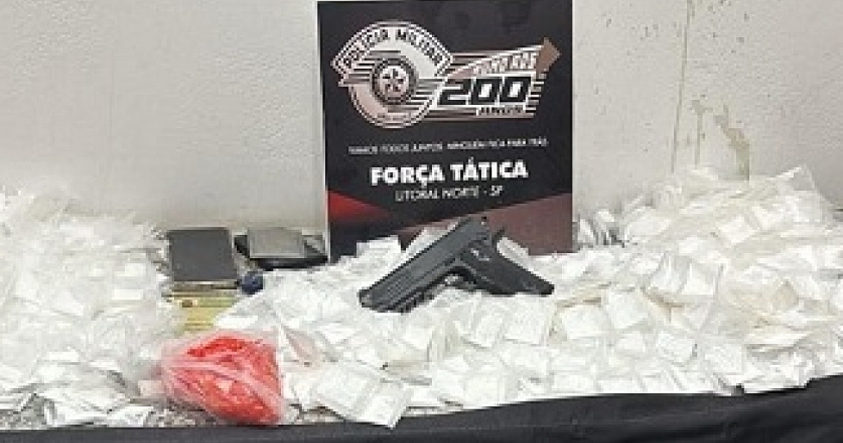 Operação da Força Tática prende trio por tráfico de drogas em Caraguatatuba