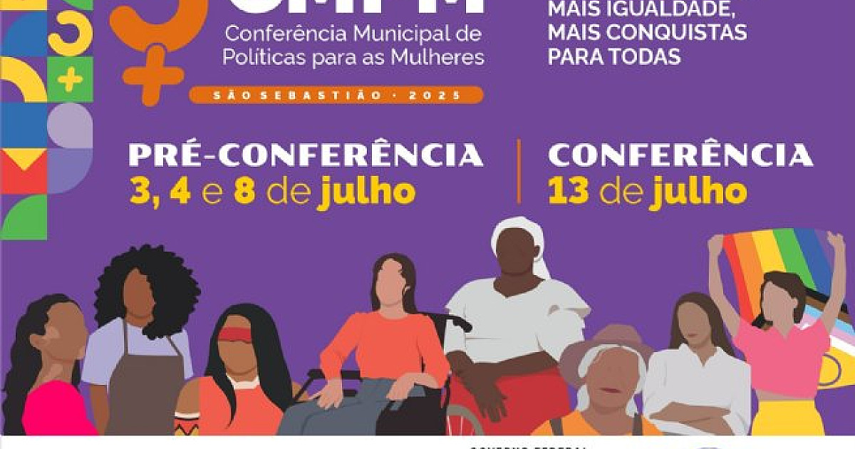 São Sebastião realiza etapa municipal da 5ª Conferência Nacional de Políticas para Mulheres