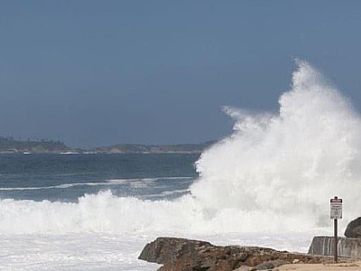 Marinha emite alerta para ressaca marítima a partir de hoje na faixa litorânea paulista