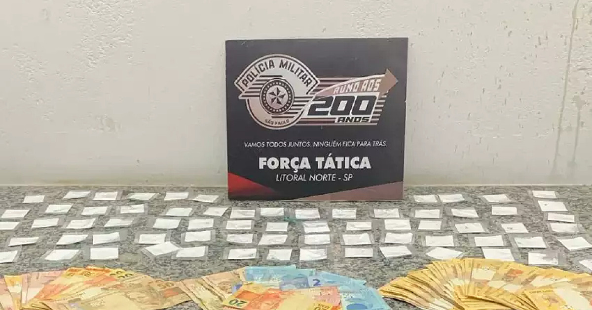 Homem é preso em Caraguatatuba vendendo cocaína por ‘delivery’