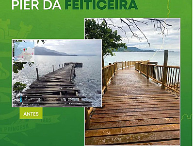 Prefeitura de Ilhabela entrega revitalização no Píer da Feiticeira 