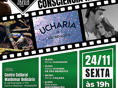 Cine Clube Villa Bella promove Cineclubismo com produções locais em referência à Semana da Consciência Negra