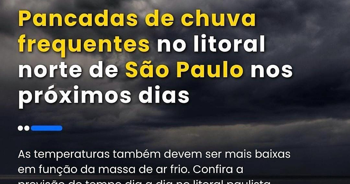 Frio e temperaturas baixas devem predominar nesta semana na região