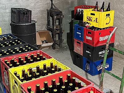 Polícia Civil descobre esquema de adulteração de cerveja no Vale e apreende mais de 200 engradados de bebida falsificada