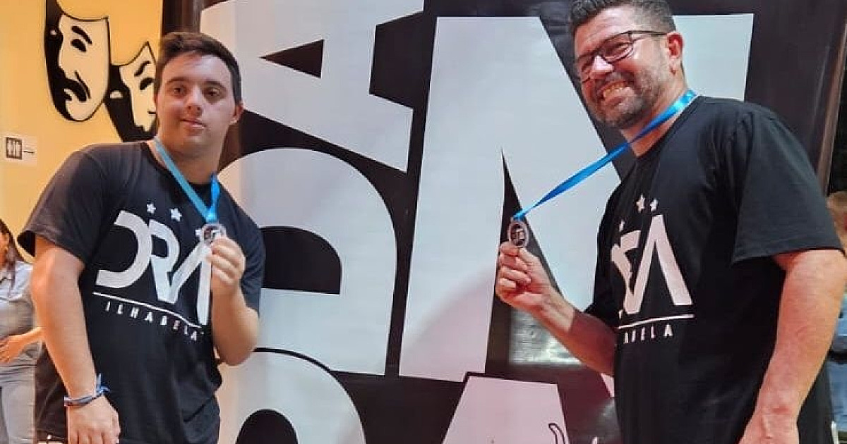 Dupla de dançarinos de Ilhabela conquista segundo lugar no 19º Dança Ubatuba