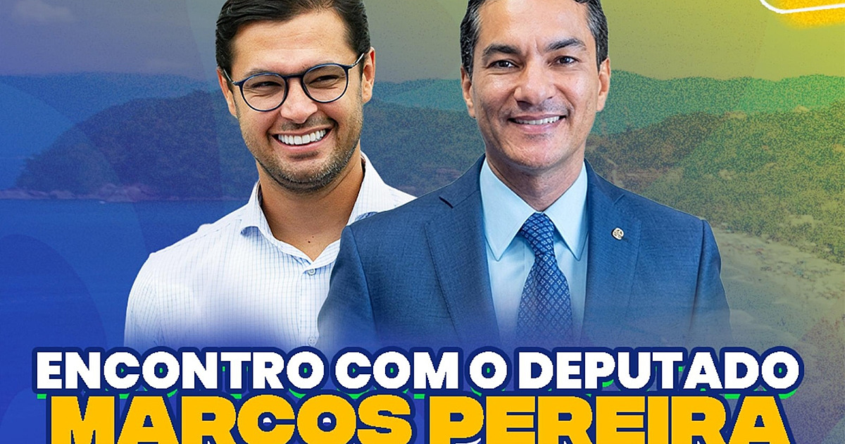 São Sebastião recebe encontro político regional com deputado Marcos Pereira nesta sexta-feira