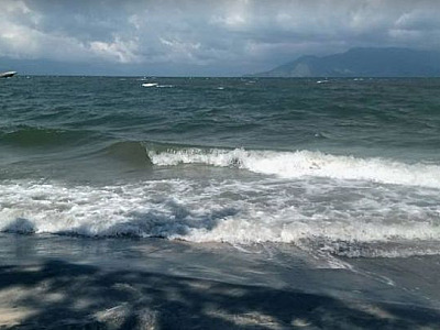 Prainha em Caraguatatuba é uma das praias impróprias para banho no Litoral Norte.