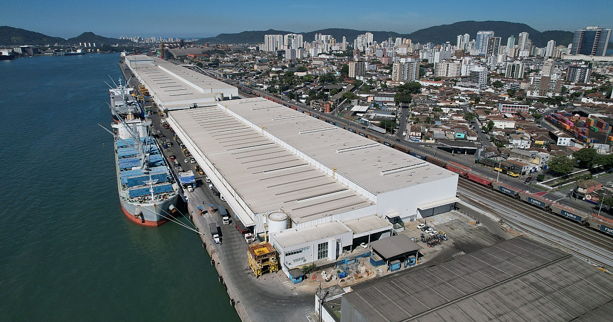Suzano quebra novo recorde histórico com mais de 5,8 milhões de toneladas de celulose embarcadas no Porto de Santos