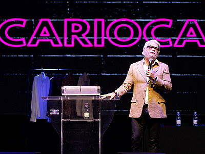Humorista Carioca foi uma das atrações do festival.