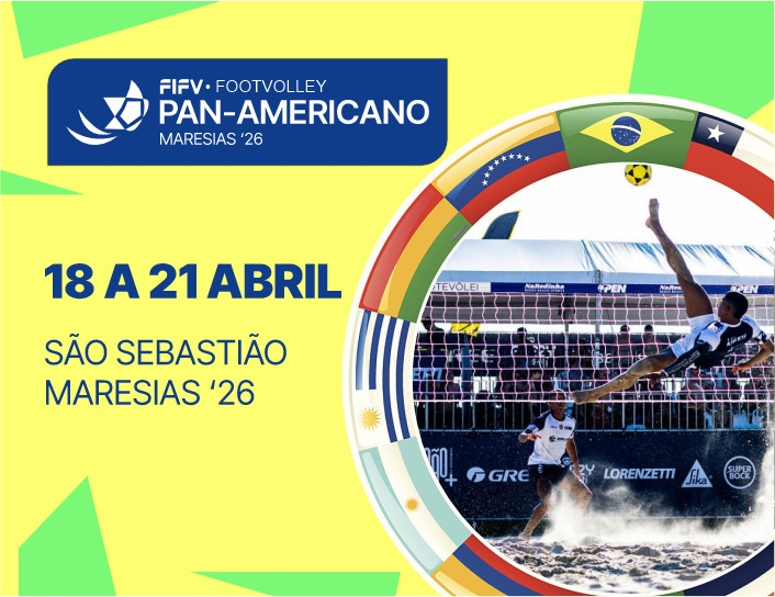 Pan Americano de futevôlei 2026.