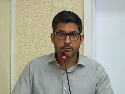 Vereador Tato Aguilar.