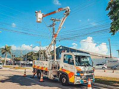 Troca de lâmpadas para led trará mais economia e segurança.