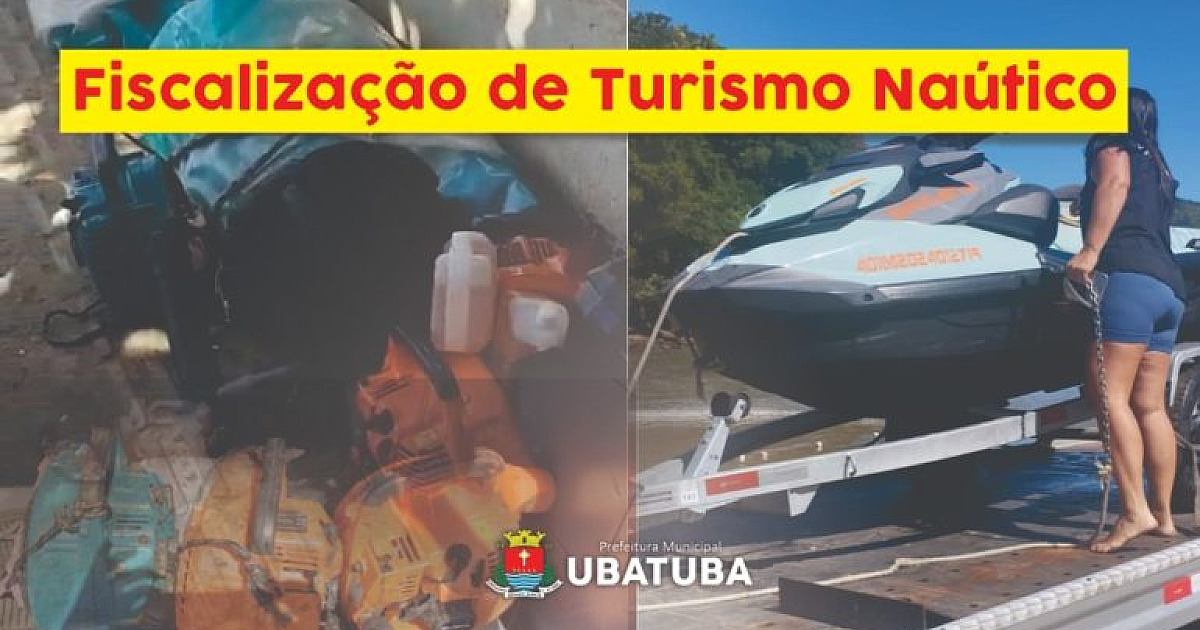 Operações nas praias de Ubatuba combatem práticas irregulares e reforçam segurança