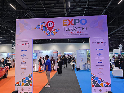 1ª Expo Turismo acontece no Anhembi, em São Paulo.