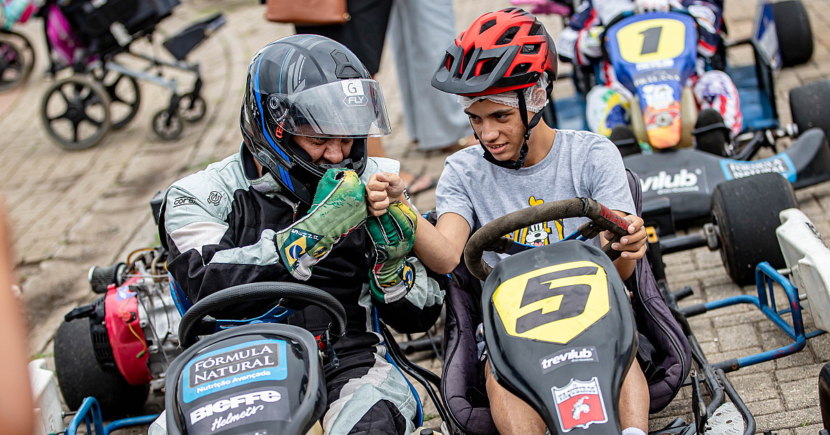 Projeto ‘Kart Terapia’ traz inclusão e adrenalina para pessoas com deficiência em São Sebastião