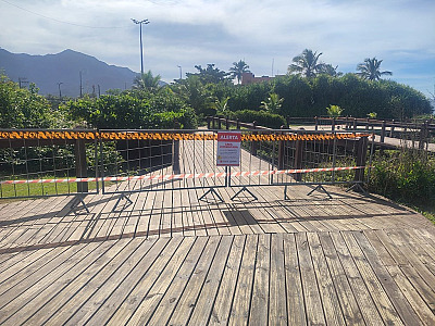 A interdição será mantida até que sejam feitas obras de reparo e reforço.
