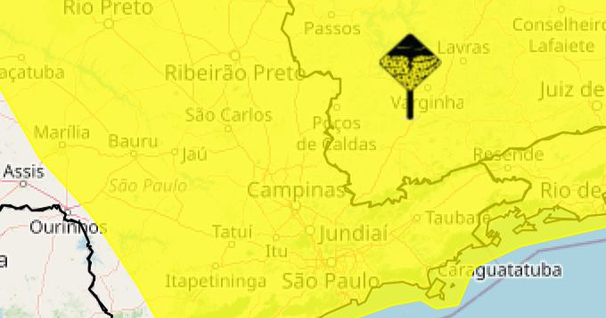 RMVale entra em alerta para tempestades e ventos fortes nesta terça (19)