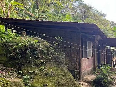 Casa onde ocorreu a briga entre pai e filho e terminou na morte do último.