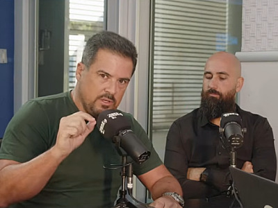 Felipe Augusto na entrevista desta quarta feira (6) a uma emissora de rádio.
