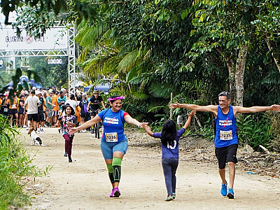 Evento esportivo promove corrida, caminhada e atividades infantis na Aldeia Guarani Rio Silveira, na Costa Sul de São Sebastião