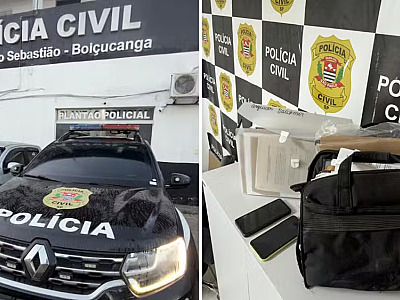 Operação apreendeu celulares e documentos com os investigados.