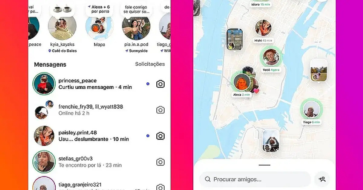 Mapa do Instagram: nova função gera alerta sobre privacidade e pode abrir debate jurídico no Brasil