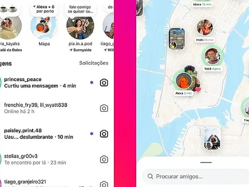 Mapa do Instagram: nova função gera alerta sobre privacidade e pode abrir debate jurídico no Brasil