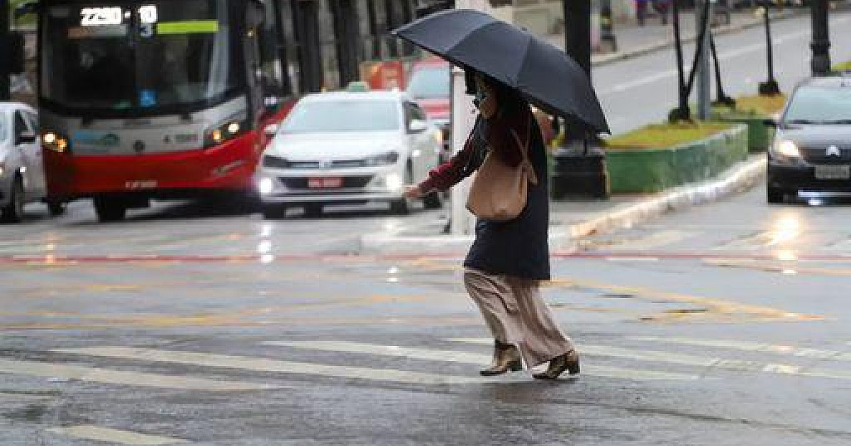 Defesa Civil emite alerta para temporais e queda de temperatura na região