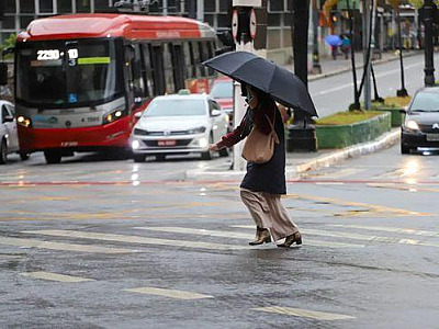 Defesa Civil emite alerta para temporais e queda de temperatura na região