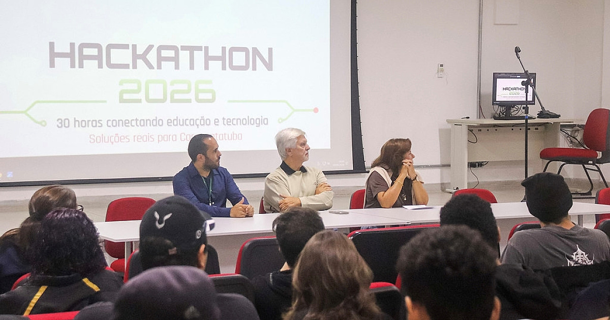 Hackathon 2026 desafia estudantes a criar soluções tecnológicas para Educação em Caraguatatuba