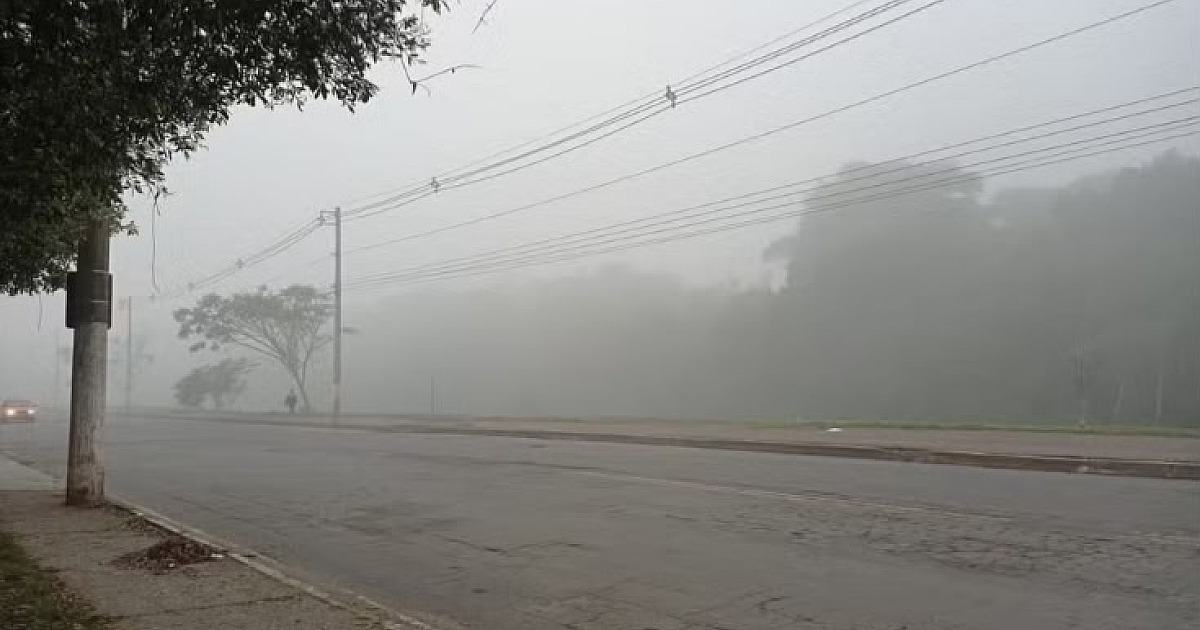 Frio avança na RMVale e previsão indica queda de até 5°C