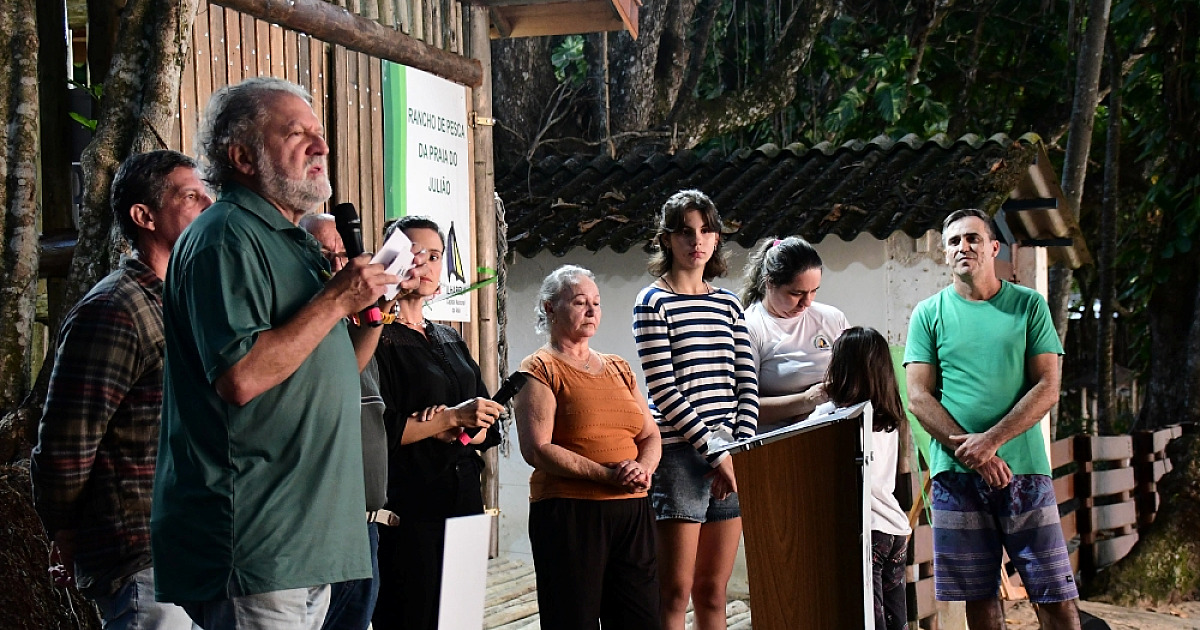 Toninho Colucci entrega novo Rancho de Pesca da Praia do Julião e fortalece tradição caiçara