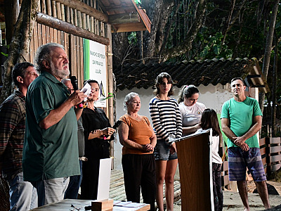 Colucci entrega novo Rancho de Pesca da Praia do Julião.